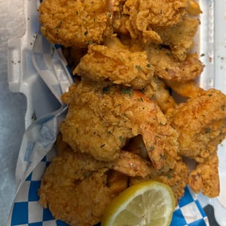 10 Piece Shrimp W/Fries