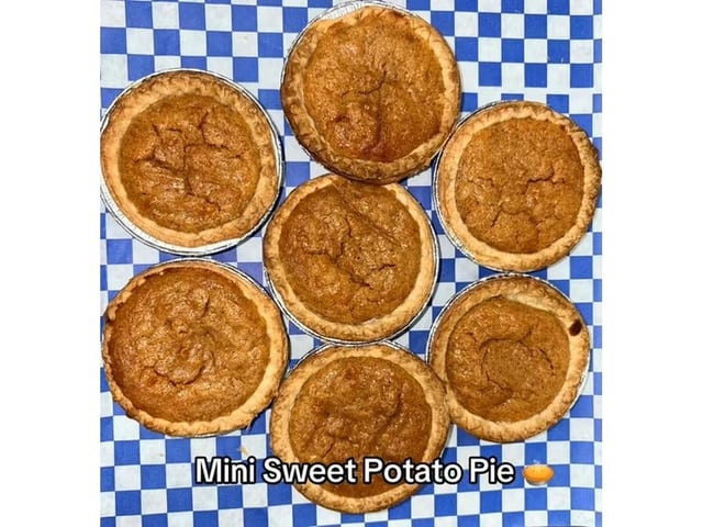 Sweet Potato Mini Pies.