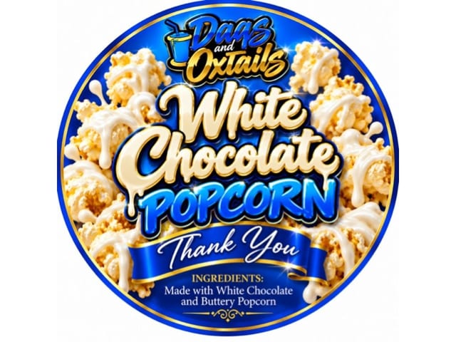 White Chocolate Popcorn.