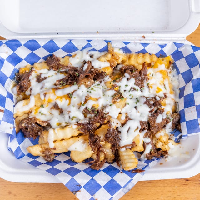 Loaded Oxtail Fries.